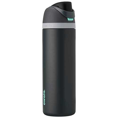 Owala FreeSip Insulated Stainless Steel Water Bottle, 710ml, Foggy Tide