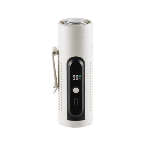 MUXZSIZ Handheld Cooling Fan 3000mAh Portable Rechargeable,white