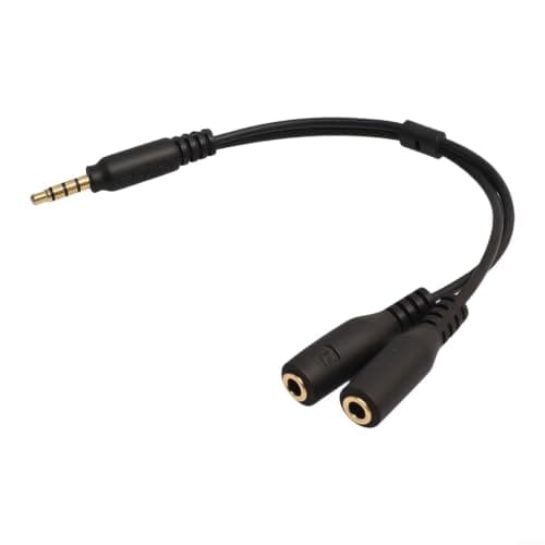 Dual Headset Adapter 3.5mm Jack for Travel Use — view 2