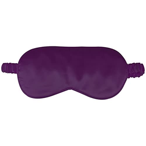 1 Pcs Sleep Mask, Silk Eye Mask, Blindfold, Silk Sleeping Mask for Girls, Women, Men (Purple)