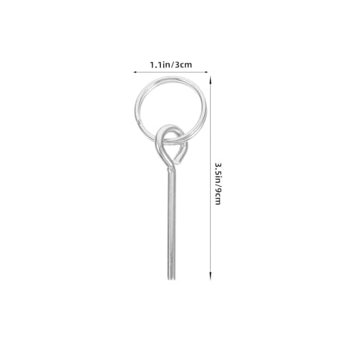 Galvanized Iron Tent Connectors Repair Kit 10pcs Single Needle Ring — view 2