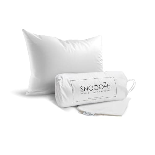 SnooozeGo Travel Pillow 55x42cm - Lightweight Bed Pillow