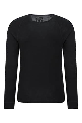 Mountain Warehouse Merino Mens Thermal Baselayer Top Black L — view 6