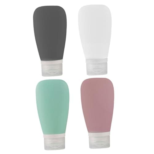 4 Pack 38ml Silicone Subpackaging Bottles for Travel and Business