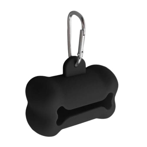 Dog Poop Bag Holder, Silicone Bone Organizer, Easy Access with Travels