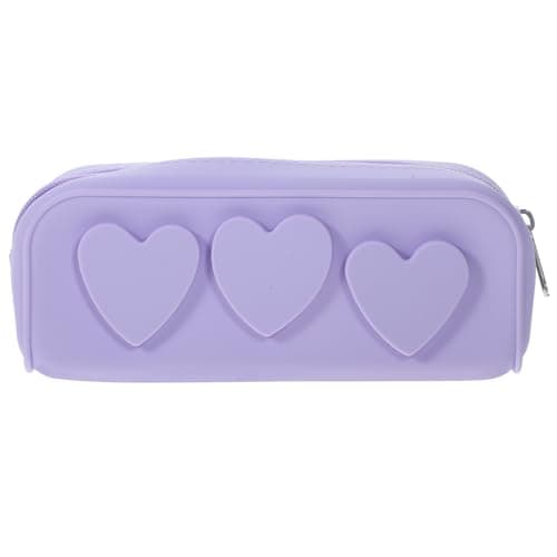 Silicone Cosmetic Bag Zipper Design Portable Travel Storage Pouch