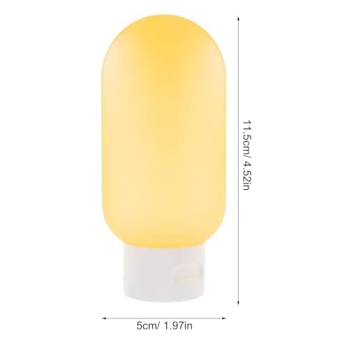 BUGUUYO Refillable Travel Size Bottles Pe Squeeze Containers 60ml 3pcs — view 2