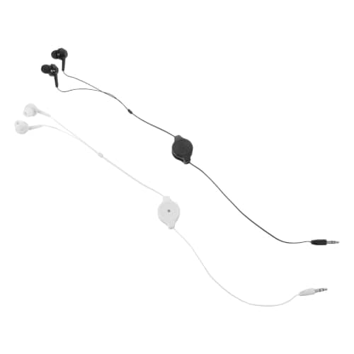 PRETYZOOM 2pcs 2pcs Retractable Wired Earphones with 3.5mm Jack for Travel