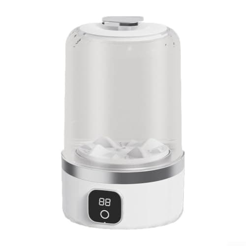 Hosrivae Portable Washing Machine, USB Rechargeable 1L Laundry Washer Underwear and Socks, Wireless Travel Cleaner with 2 Modes, Compact (Blue) — view 3