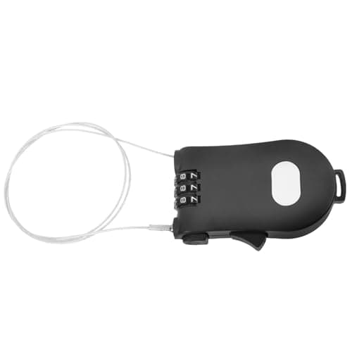 Portable Bike Lock with Password for Snowboard and Travel