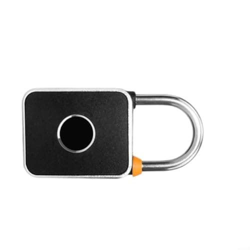 Risveglio Waterproof Fingerprint Padlock, APP Controlled Biometric Security Lock Locker Luggage Dormitory, for Stainless Steel(T32B) — view 3
