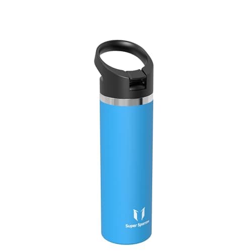 Sparrow Metal Water Bottle 750ml Drinks Insulated Water Bottles with Straw — view 2