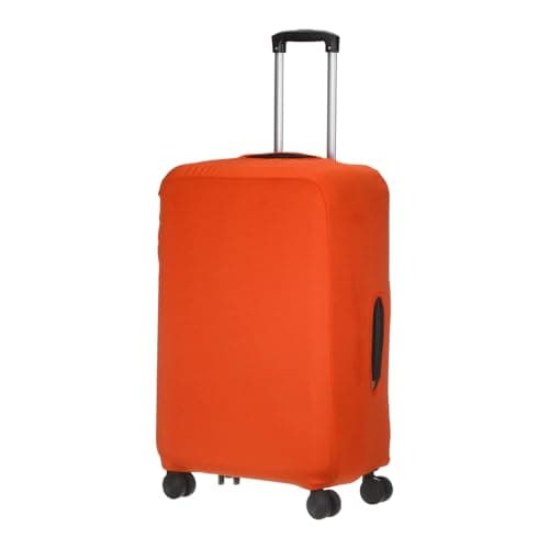 sourcing map Travel Luggage Cover, Washable Suitcase Covers for Luggage Anti-scratch Suitcase Protector Elastic Baggage Protective, Fits 22-25 Inch Suit Case, Orange
