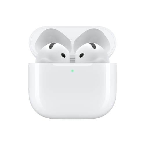 Apple AirPods 4 Wireless Earbuds, Bluetooth Headphones, Personalised Spatial Audio, Sweat and Water Resistant, USB-C Charging Case, H2 Chip, Up to 24 Hours of Battery Life, Effortless Setup for iPhone — view 2