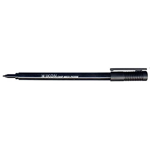 Hainenko Value Medium Permanent Pen for Overhead Projector Sheet - Black (Pack of 10) — view 2