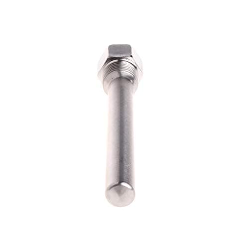 Thermowell 304 Stainless Steel 1/2 G Thread OD6mm Immersion Sleeve Pocket Compatible for Temperature — view 2