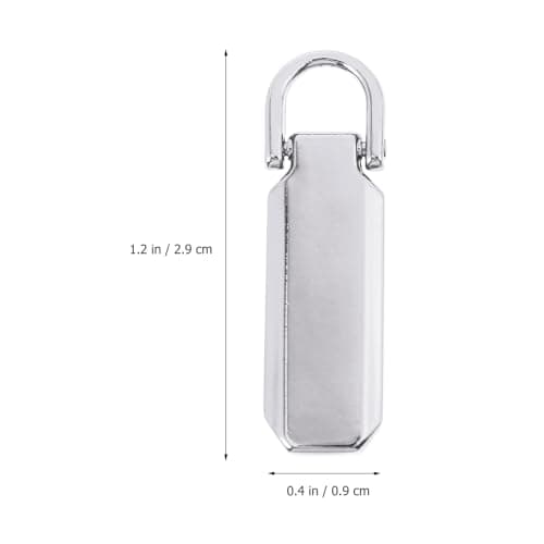 4pcs Metal Zipper Heads Back to School Repair Replacement — view 2