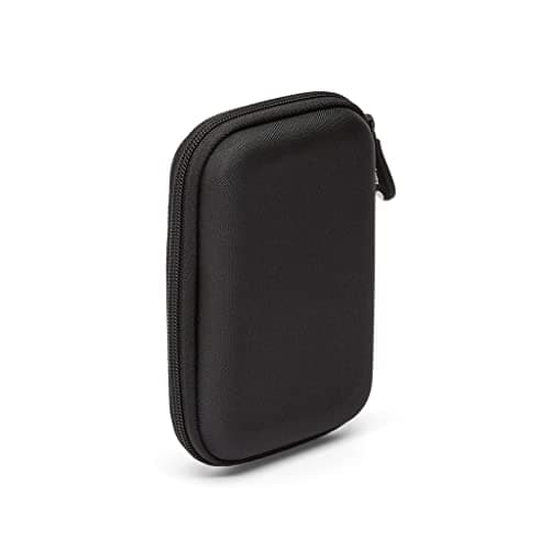 Amazon Basics External Hard Drive Case, Black — view 6