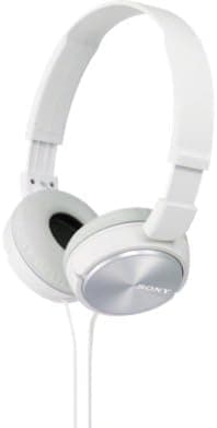 Sony MDR-ZX310AP On-Ear Overhead Wired Headphones with Microphone, Swivel Fold, 3.5mm Headphone Jack - Metallic White — view 5