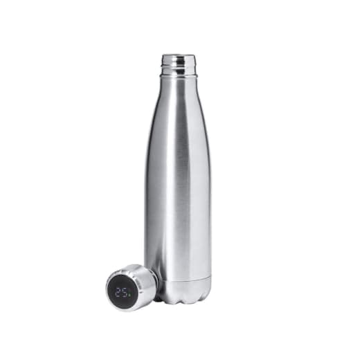 Personalised 500ml Smart Temperature Display Thermal Bottle - Double Wall Stainless Steel Vacuum Insulated Water Bottle with Rechargeable Touch Screen Lid — view 5