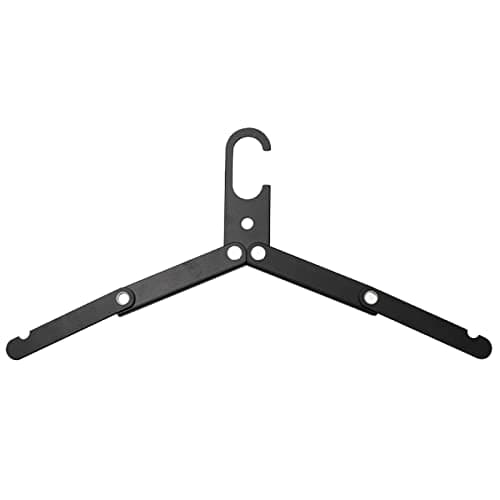 Metal Sturdy Folding Hanger for Wet Clothes Space Saver Travel Accessories for Camping Cruise Hotel Travel Drying Camping
