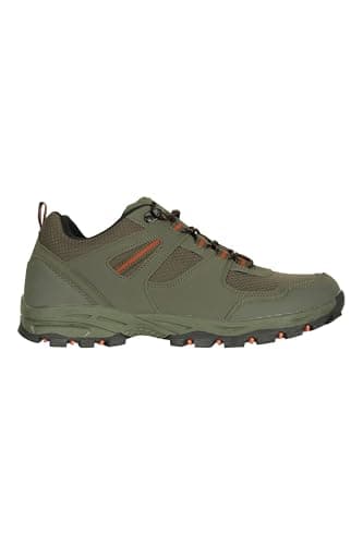 Mountain Warehouse McLeod Mens Wide-Fit Walking Shoes Khaki 9 — view 2