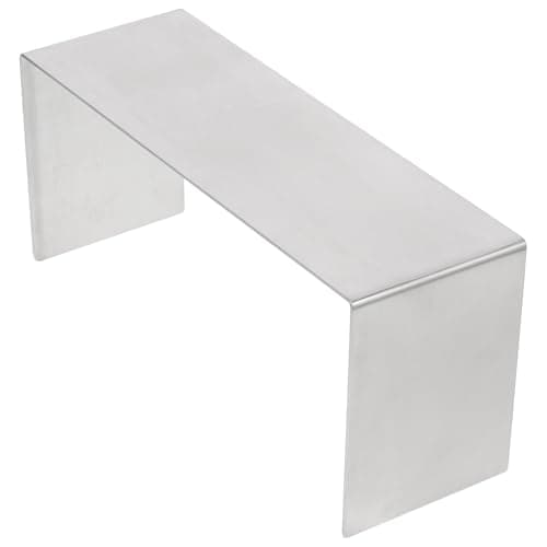 Sewroro Stainless Steel Shoe Bag Display Stand Silver Large for Store