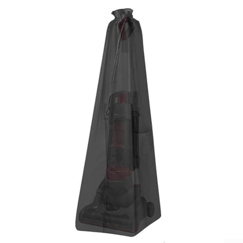 Nexbrill Upright Vacuum Cleaner Storage Bag 210D Oxford Cloth with PVC Coating Waterproof Dustproof ive Cover for Most Upright Vacuums 50x15x15 Inch Black with Extra Accessory Compartment(black) — view 2