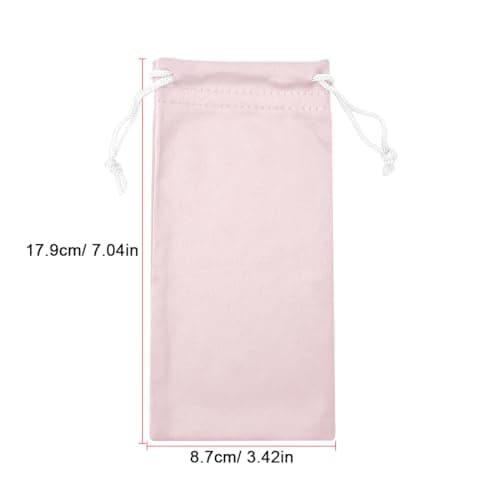 LICQIC Microfibre Sunglasses Soft Pouch, 1 Pcs Pink — view 2