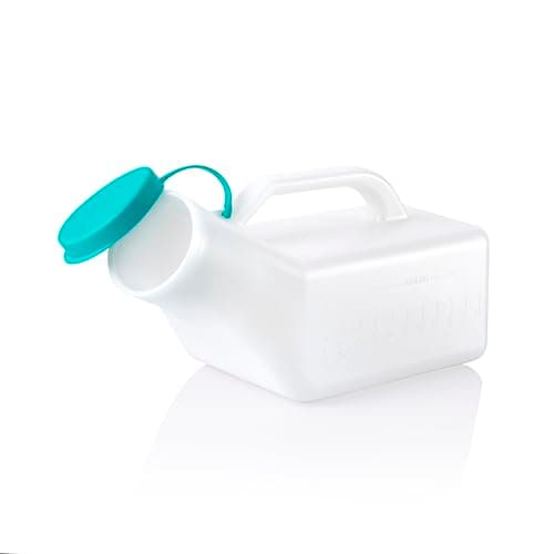 Easy Care Solutions Men's Urinal Bottle | 1000ml | Secure Cap | Pack of 3 — view 2