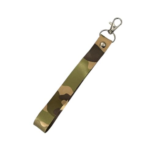 PAPER PLANE LONDON Camouflage Lanyard Key tag SET - Keyring Luggage Tag Zipper Pull Bag Army Camo — view 5