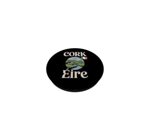 Cork Éire Travel City Irish Pride Emblem PopSockets Adhesive PopGrip — view 2