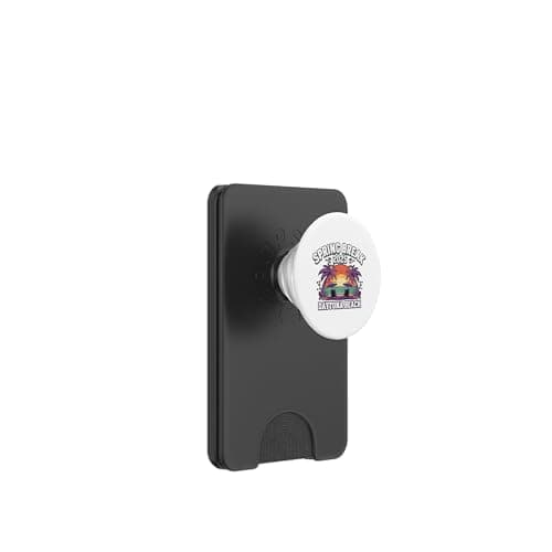 Spring Break 2025 Travel Vacation School Break PopSockets PopWallet for MagSafe