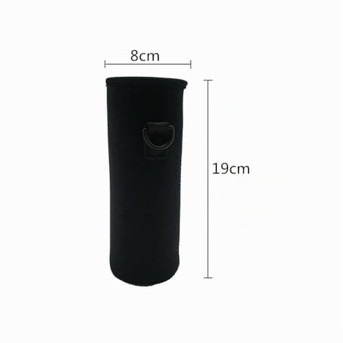 Xzhixiao Pouch Neoprene Carrier Cover Bag with Shoulder Strap, Water Bottle Holder for Daily Walking Hiking and Other Outdoor Activities (750ml) — view 2