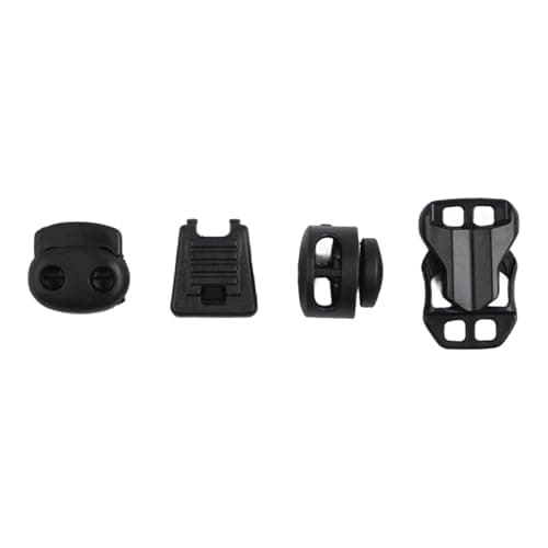 Kivivaka 17pcs DIY Adjustable Backpack Buckle Kit with 32m Elastic Latex