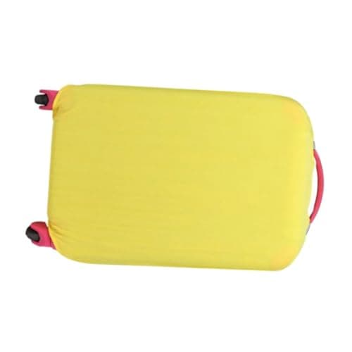 Suitcase Cover Elastic Stretch Fabric Protective Bag for 22-inch Yellow