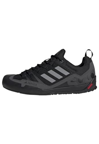 adidas Unisex Terrex Swift Solo 2.0 Hiking Shoes, Core Black/Grey Three/Grey Six, 7 UK