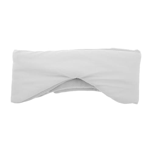 Hohopeti Dual Function Sleep Mask Noise Cancelling Adjustable Wraparound Design Cotton Ice Silk for Unisex Use in Dormitory and Home