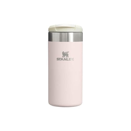 Stanley 1913 Aerolight Transit Travel Mug 0.35L - Keeps 4 Hours Hot - 6 Hours Cold - Dishwasher Safe - Leakproof - Car Cup Holder Compatible - Insulated Coffee Cup - Rose Quartz