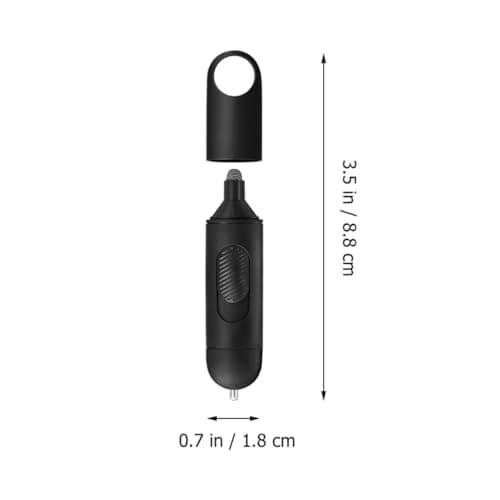 Portable Touch Antibacterial Pen for Elevator Office Black ABS — view 2