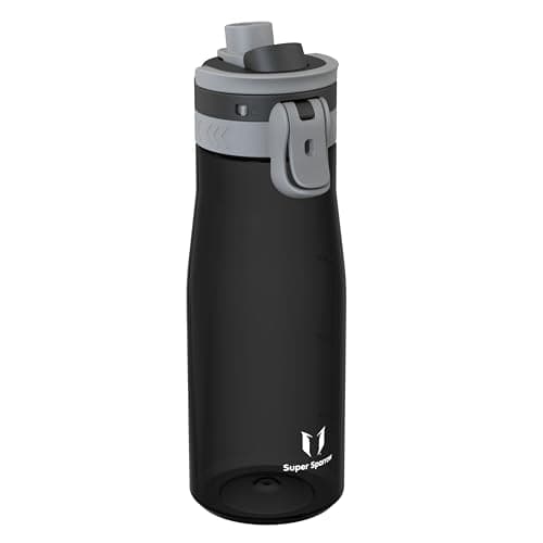 Super Sparrow Water Bottle 1000ml - One-Tap TouchGulp Bottle - Non-Toxic BPA Free - Lightweight & Sustainable Tritan Water Bottles for Sports, Travel, Outdoors