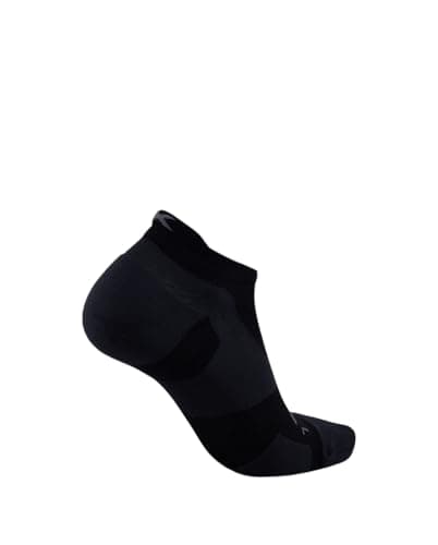 2XU Unisex's Vectr Light Cushion No Show Socks, Black/Titanium, M — view 3