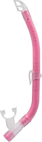 Cressi Moon Kid Snorkel Mask, Anti Splash Valve, Pink/White, Combo Set — view 4