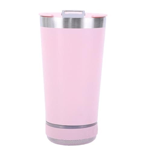 Tumbler Insulated Mug with Speaker 16oz Stainless Steel Coffee