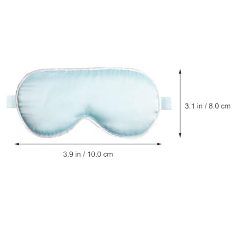 GANAZONO Silk Sleeping Eye for Infants Soft Blue Silk Eye Shade for Sleep and Jaundice — view 2