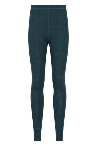 Mountain Warehouse Merino Womens Base Layer Pants Teal 10 — view 3