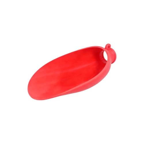 Silicone Portable Dog Water Bottle Adapter, Leakproof Foldable Leaf Pet Water Dispenser Cap, Practical Folding Drinking Bowl, Feed for Puppy Outdoor Walking Camping Fits Standard Waterbottles (RD)