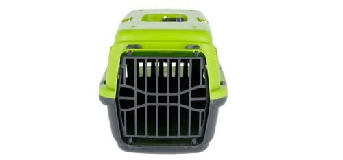 Kerbl Transport Box Expedion with Plastic Door, 45x 30 x 30 cm, Green/ Dark Grey — view 2