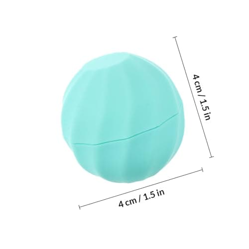 10 Pack Refillable Plastic Lip Balm Sphere Containers — view 2