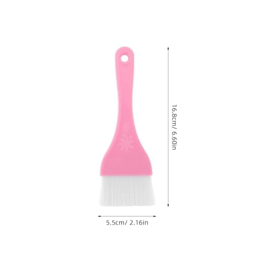 BESPORTBLE 2pcs Travel Size Body Powder Brush Set with Soft Nylon Bristles Plastic Handle, Fluffy Makeup Brush for Facial Mask Application and Body Bronzer, Convenient and Versatile Beauty — view 2